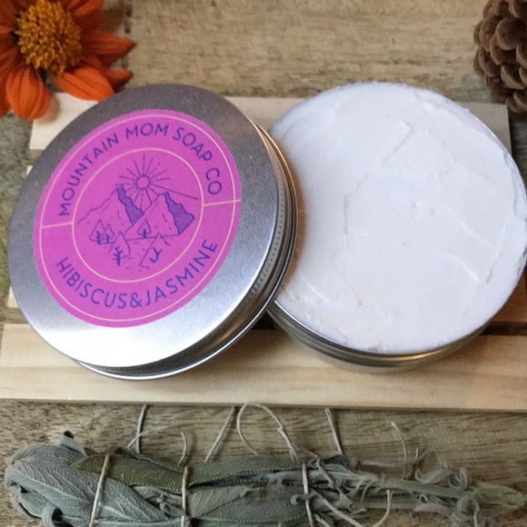 Hibiscus&Jasmine glycerin bar soap & body butter for face and body - Picture 4 of 7